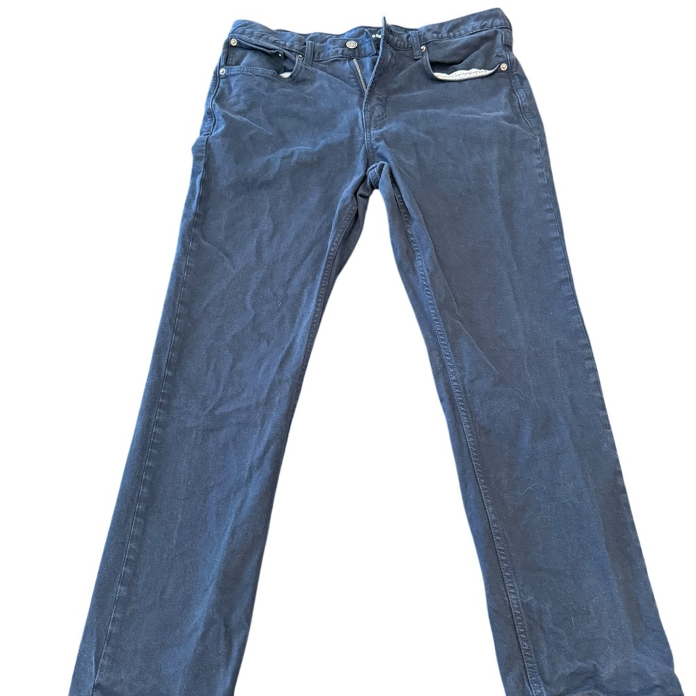 Old Navy Jeans Men 34x30 Black Denim Slim Built-in Flex 5 Pocket Casual Stretch